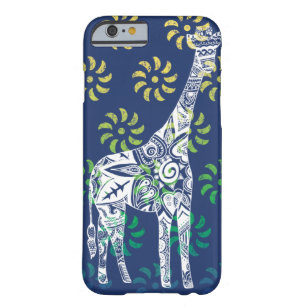 Blue Whirls Giraffe iPhone 6 hoesje