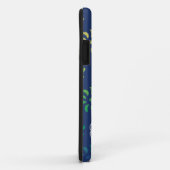 Blue Whirls Giraffe iPhone Case (Achterkant/rechts)