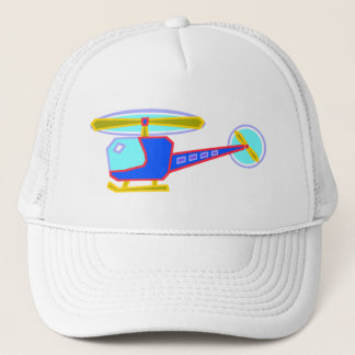 Blue Whirly-Curly Helikopter Trucker Pet