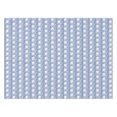 Blue White Art Design Patroon Tafelkleed (Voorkant (Horizontaal))