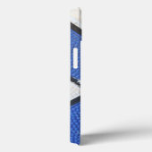 Blue & White Basketball Phone Case (Achterkant / Rechts)