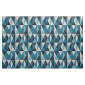 Blue White Black Geometric Rhombic Pattern Stof (Fat Quarter)