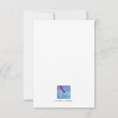 Blue & White Bouzouki Musical Instrument Flat Kaar (Achterkant)