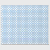 Blue & White Boy Baby shower Gift Cadeaupapier (Vlak)
