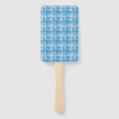 Blue White Checker Abstract Pattern Handwaaier (Achterkant)
