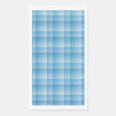Blue White Checker Abstract Pattern Servet (Voorkant)
