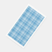 Blue White Checker Abstract Pattern Servet (Hoek)