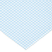 Blue White Checkered Check Pattern Modern Chic Tafelkleed (Gekanteld)