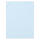 Blue White Checkered Check Pattern Modern Chic Tafelkleed (Voorkant)