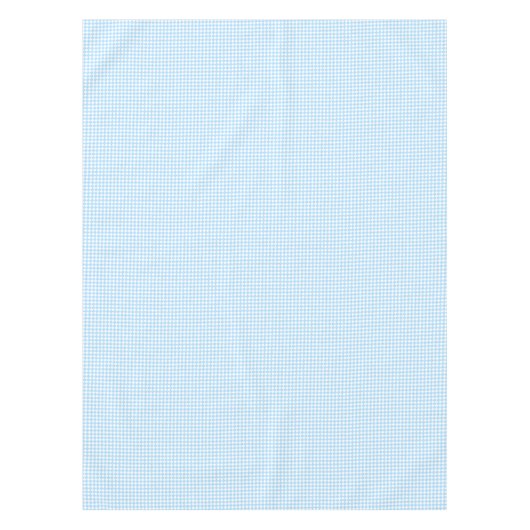 Blue White Checkered Check Pattern Modern Chic Tafelkleed (Voorkant)