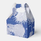 Blue White  Chinoiserie Floral Bedankdoosjes (Achterkant)