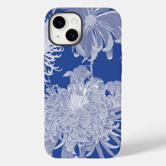 Blue White  Chinoiserie Floral Case-Mate iPhone Case (Achterkant)