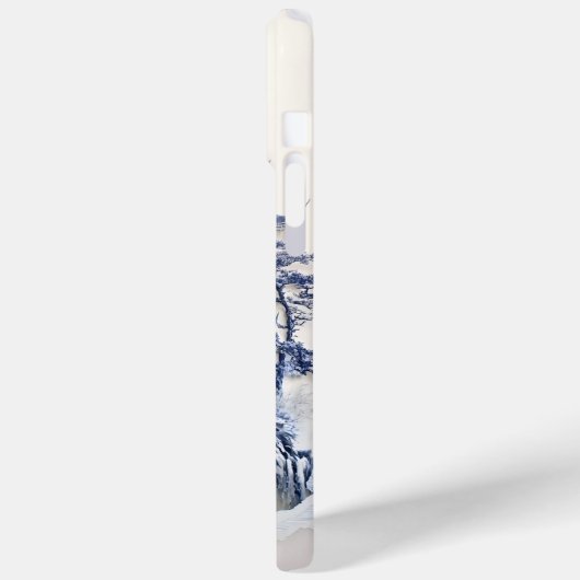 Blue & White Chinoiserie iPhone 13 Case – Artistic (Achterkant / Links)