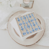  Blue White Chinoiserie Temple Ginger Jars Servet