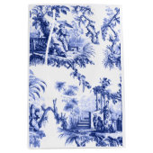 Blue White Chinoiserie Toile Medium Cadeauzakje (Voorkant)
