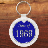 Blue White Class of 1969 Class Reunion Sleutelhang Sleutelhanger (Achterkant)