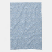 Blue & White Damask Kitchen Towel Theedoek (Verticaal)