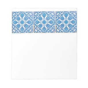 Blue White Delft Cornflower Art Notitieblok