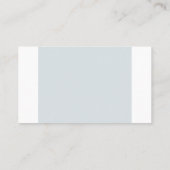 Blue White Design Sjabloon Moderne Professional Visitekaartje (Achterkant)