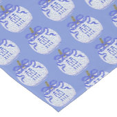 Blue White Double Happiness Chinoiserie Pumpkin Korte Tafelloper (Hoek)