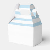 Blue White Elephant Boy Baby shower Bedankdoosjes (Achterkant)