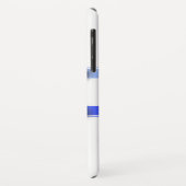 Blue White en The Star of David - iPhone 4 - Hoesj Case-Mate iPhone Case (Achterkant/links)
