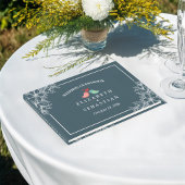 Blue White Floral Tortelduifjes Wedding Guestbook Gastenboek