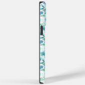 Blue White Floral Waterverf Rozen Flowers Case-Mate iPhone Case (Achterkant / Rechts)