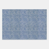 Blue White Floral  William Morris Patronen Inpakpapier Vel (Voorkant 3)
