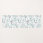 Blue White Flowers  Yogamat (Achterkant (horizontaal))