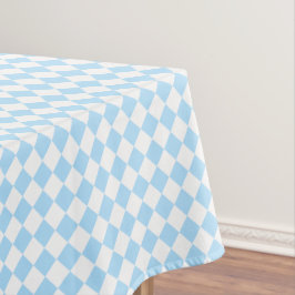 Blue White Gecontroleerd Baby shower Kinder Room D Tafelkleed