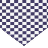 Blue White Gecontroleerd modern patroondepot Tafelkleed (Gekanteld)