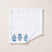 Blue White Ginger Jar Bath Towel Set Bad Handdoek (Wasdoekje)