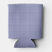 Blue-White Gingham-DRINK KOELBOX Blikjeskoeler (Voorkant)