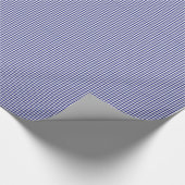 Blue-White Gingham-GIFT WRAPPING PAPER Cadeaupapier (Hoek)