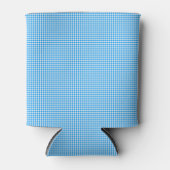 Blue-White Gingham Pastel-INSULATED KOELBOX Blikjeskoeler (Voorkant)