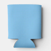Blue-White Gingham Pastel-INSULATED KOELBOX Blikjeskoeler (Achterkant)