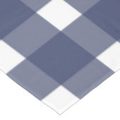 Blue White Gingham Pattern Tafelkleed (Gekanteld)