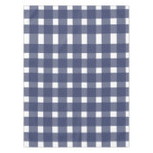 Blue White Gingham Pattern Tafelkleed (Voorkant)