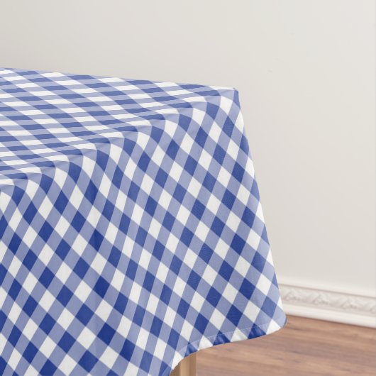 Blue White Gingham Tafelkleed (Voorbeeld)