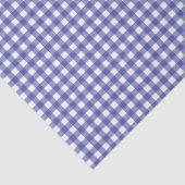 Blue White Gingham Tissuepapier (Detail)