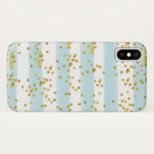 Blue White Hoesje-Mate Barely Daar iPhone X Hoesje (Achterkant (horizontaal))