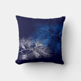 Blue White Holiday Pine Sierkussen