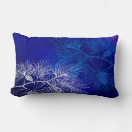 Blue White Holiday Pine Sierkussen Kussen