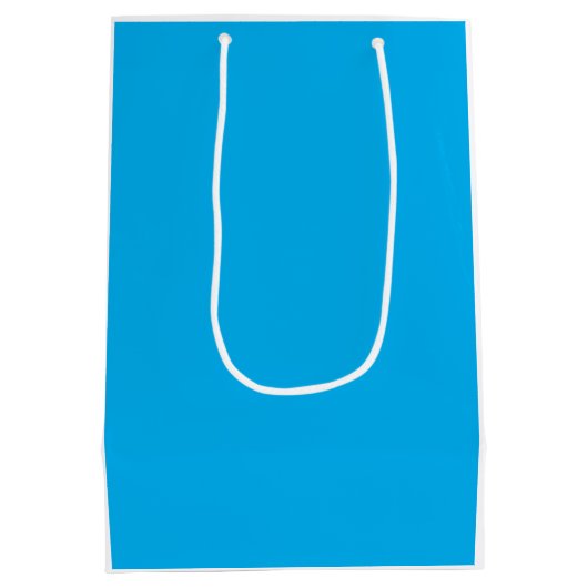 Blue White Jouw naam kalligrafie Uniek minimalisti Medium Cadeauzakje (Achterkant)