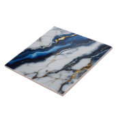 blue white marble texture gold texture pattern lux tegeltje (Zijkant)