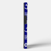 Blue White Nautical Coastal Boating Case-Mate iPhone Case (Achterkant / Rechts)