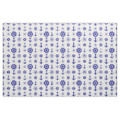 Blue White Nautical Coastal Boating Stof (Fat Quarter)