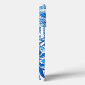 Blue & White Paisley Case-Mate iPhone Case (Achterkant / Rechts)