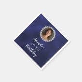 Blue white photo diamonds servet (Hoek)